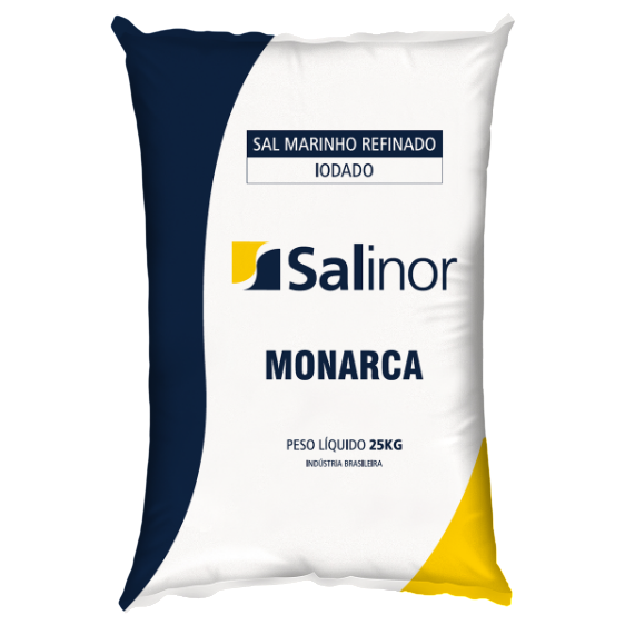 Sal Monarca refinado com iodo