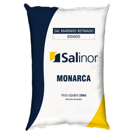 Sal Monarca refinado com iodo